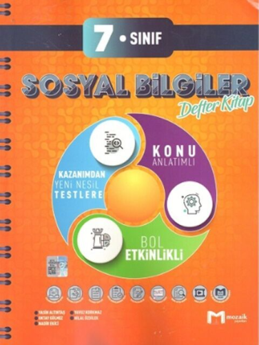 Mozaik Yayınları 7. Sınıf Sosyal Bilgiler Defter Kitap Yasin Altıntaş