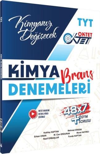 Oktet Yayınları TYT Kimya 48 x 7 Branş Denemeleri Kubilay Kaptan