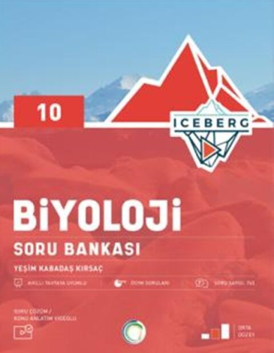 Okyanus Yayınları 10. Sınıf Biyoloji Iceberg Soru Bankası Yeşim Kabada