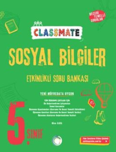 Okyanus Yayınları 5. Sınıf Sosyal Bilgiler Classmate Etkinlikli Soru B