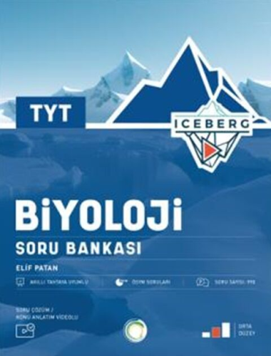 Okyanus Yayınları TYT Biyoloji Iceberg Soru Bankası Elif Patan