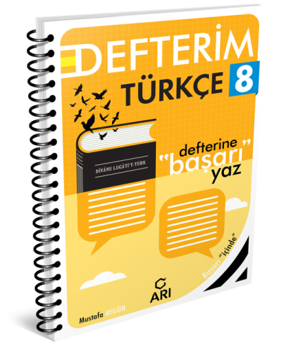 Arı Yayıncılık 8. Sınıf Türkçe Defterim Mustafa Aygün