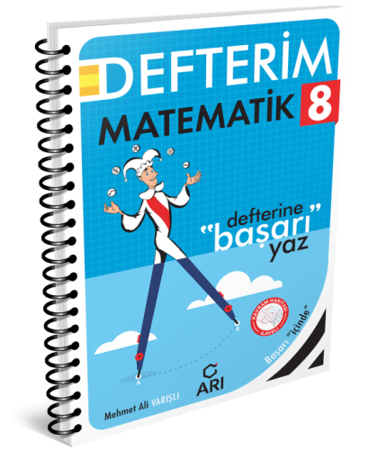 Arı Yayıncılık 8. Sınıf Matematik Akıllı Defteri Mehmet Ali Varışlı