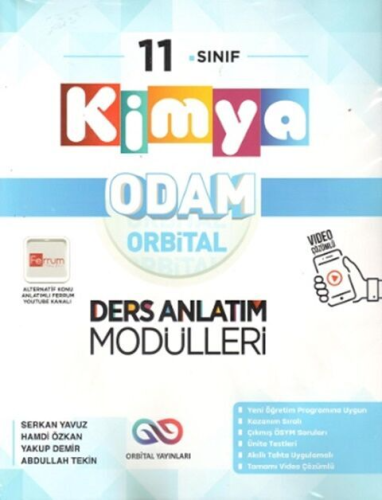 Orbital Yayınları 11. Sınıf Kimya Orbital Ders Anlatım Modülleri Serka