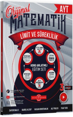 Orijinal Yayınları AYT Matematik Limit ve Süreklilik Barış Altay