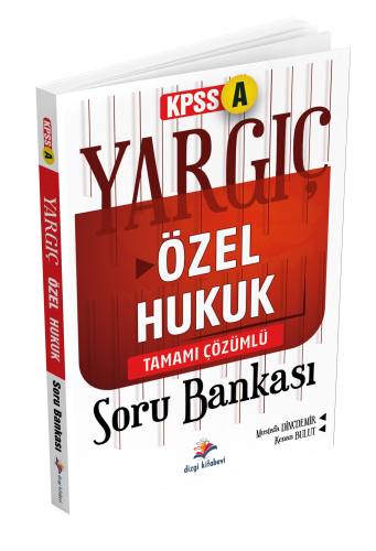 Dizgi Kitap Yayınları 2025 Yargıç KPSS A Özel Hukuk Tamamı Çözümlü Sor