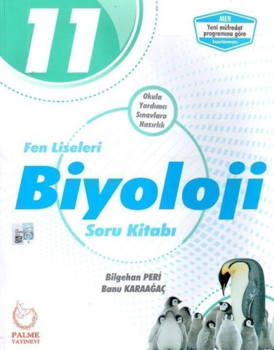 Palme Yayınları 11. Sınıf Fen Liseleri Biyoloji Soru Kitabı Bilgehan P