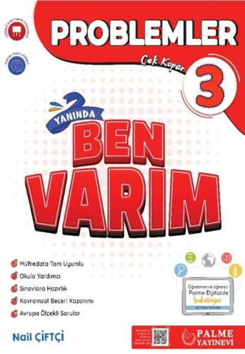 Palme Yayınları 3. Sınıf Problemler Yanında Ben Varım Soru Kitabı Nail