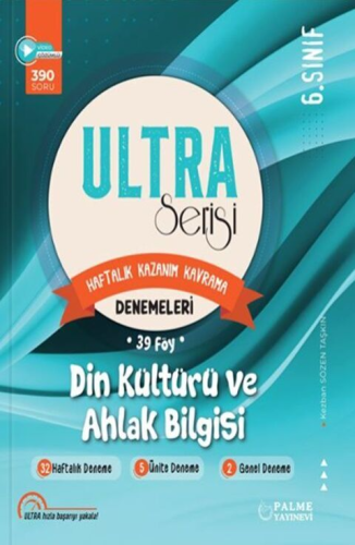 Palme Yayınları 6. Sınıf Din Kültürü ve Ahlak Bilgisi Ultra Serisi Den