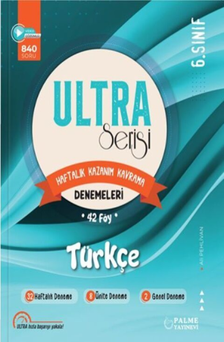 Palme Yayınları 6. Sınıf Türkçe Ultra Serisi Denemeleri 42 Föy Ali Peh