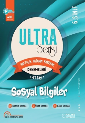 Palme Yayınları 6. Sınıf Ultra Serisi Sosyal Bilgiler Denemeleri 41 Fö