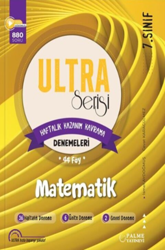 Palme Yayınları 7. Sınıf Matematik Ultra Serisi Denemeleri 44 Föy Ceva