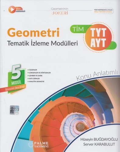 Palme Yayınları TYT AYT Geometri TİM Tematik İzleme Modülleri Komisyon