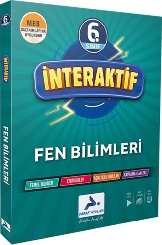 Paraf Yayınları 6. Sınıf İnteraktif Fen Bilimleri Soru Kütüphanesi Kom