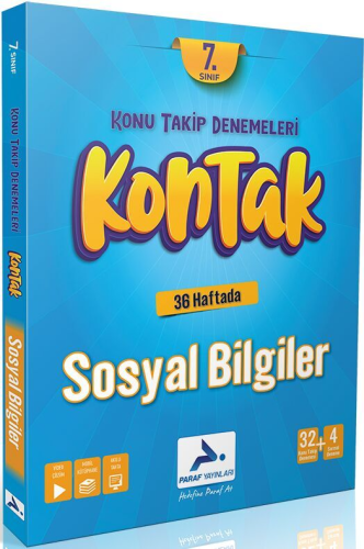 Paraf Yayınları 7. Sınıf Kontak Sosyal Bilgiler Denemeleri Komisyon