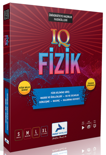 Paraf Yayınları IQ Fizik - Fizik Bilimine Giriş (S-M-L-XL) Komisyon