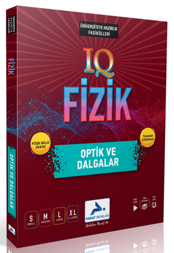 Paraf Yayınları IQ Fizik Optik ve Dalgalar (S-M-L-XL) Komisyon