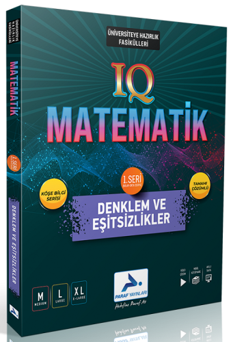 Paraf Yayınları IQ Matematik - 1. Seri - Denklem Ve Eşitsizlikler Komi