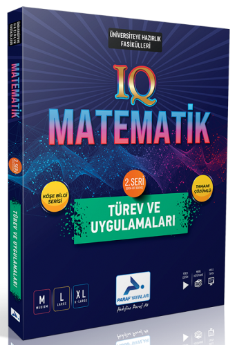 Paraf Yayınları IQ Matematik - 2. Seri - Türev ve Uygulamaları Komisyo