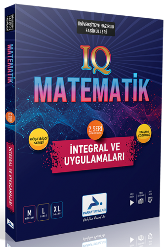 Paraf Yayınları IQ Matematik - 2. Seri - İntegral ve Uygulamaları Komi