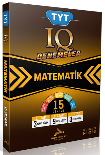 Paraf Yayınları TYT IQ Matematik Video Çözümlü 15 Branş Deneme Komisyo