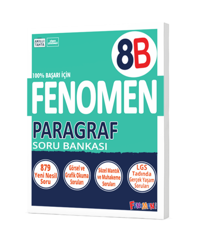 Fenomen Okul Yayınları 8. Sınıf Paragraf B Fenomen Soru Bankası Mehmet