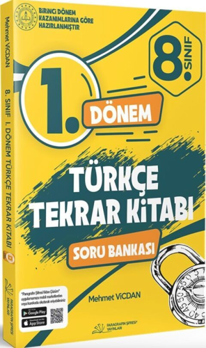 Paragrafın Şifresi Yayınları 8. Sınıf 1. Dönem Türkçe Tekrar Kitabı Me