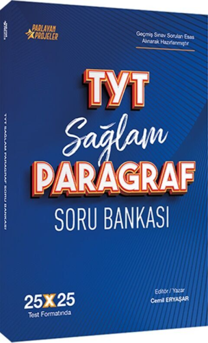 Parlayan Projeler 2025 TYT Sağlam Paragraf Soru Bankası 25 x 25 Deneme