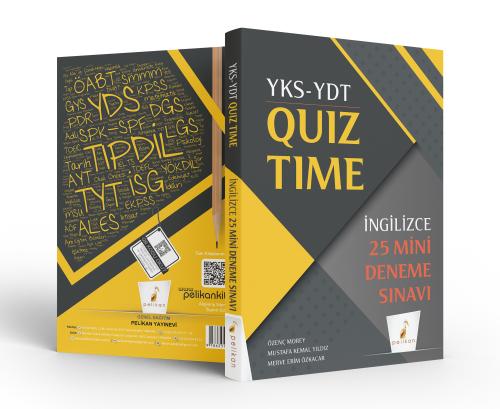 - Pelikan Yayınevi - KELEPİR YKS YDT İngilizce Quiz Time 25 Mini Denem