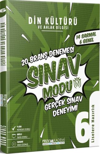 Pruva Akademi 6.Sınıf Din Kültürü ve Ahlak Bilgisi Deneme Komisyon