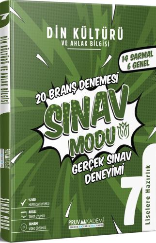 Pruva Akademi 7. Sınıf Din Kültürü ve Ahlak Bilgisi 20 Deneme Komisyon