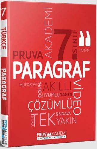 Pruva Akademi 7. Sınıf Paragraf Soru Bankası Komisyon