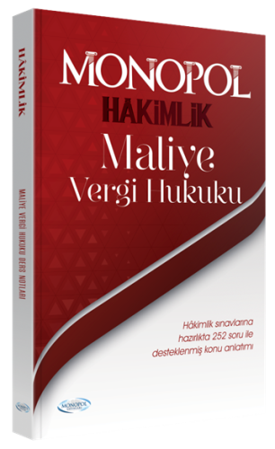 Monopol Yayınları Hakimlik Maliye, Vergi Hukuku Konu Anlatımı Özgür Şa