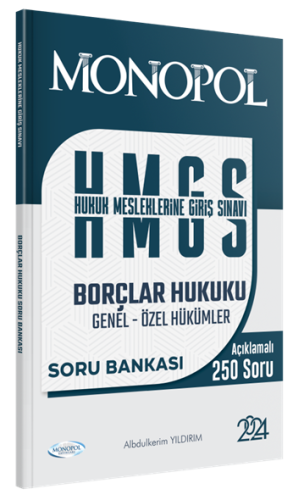 HMGS Borçlar Hukuku Soru Bankası Abdulkerim Yıldırım