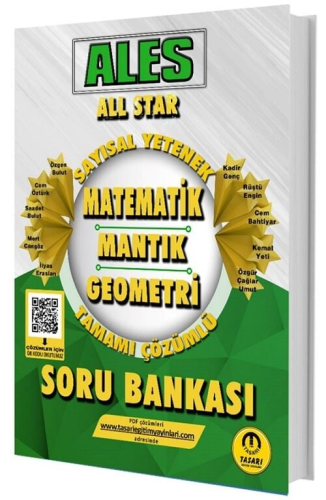 Tasarı Yayınları 2025 ALES All Star Sayısal Yetenek Matematik Mantık G