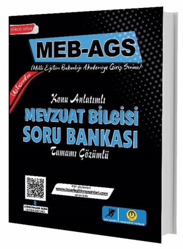 MEB-AGS Hazırlık,AGS Soru Bankası, - Tasarı Yayınları - Tasarı Yayınla