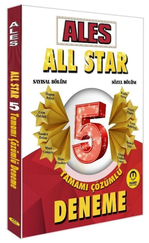 Tasarı Yayınları ALES All Star 5 Deneme Çözümlü Komisyon