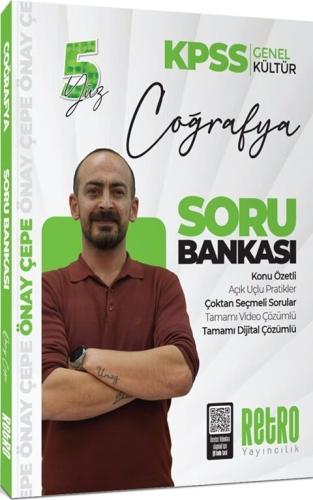 Retro Yayıncılık 2025 KPSS Genel Kültür Coğrafya Soru Bankası Önay Çep