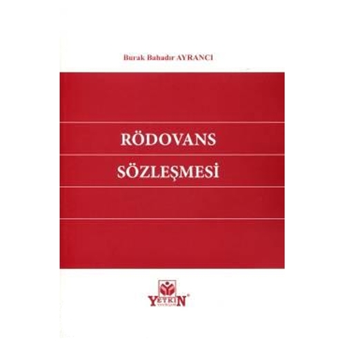 Rödovans Sözleşmesi Burak Bahadır Ayrancı