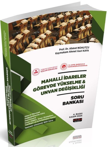 Mahalli İdareler GYS ve Unvan Değişikliği Soru Bankası Ahmet Nohutçu