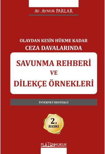 Savunma Rehberi ve Dilekçe Örnekleri Aynur Parlar