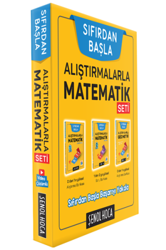 Şenol Hoca Yayınları Alıştırmalarla Matematik Geometri Seti