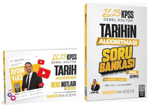 İndeks Akademi 2025 KPSS Tarih Akademisi Video Ders Notları ve Soru Ba