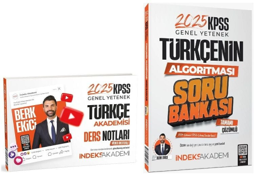 İndeks Akademi 2025 KPSS Türkçe Akademisi Video Ders Notları ve Soru B