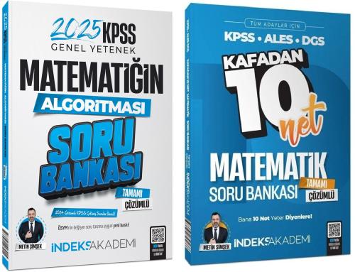 İndeks Akademi 2025 KPSS Matematik Matematiğin Algoritması Kafadan 10 