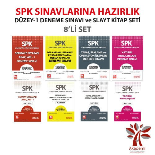 SPK Lisanslama Soru - Deneme - Slayt 8 li Set Adalet Hazar