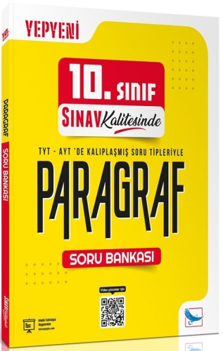 Sınav Yayınları 10. Sınıf Paragraf Sınav Kalitesinde Soru Bankası Komi