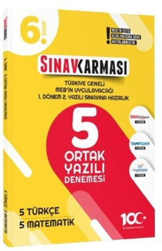 Sınav Yayınları 6. Sınıf 1. Dönem 2. Yazılı Sınav Karması 5 Ortak Yazı