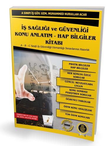 KELEPİR İş Sağlığı ve Güvenliği İSG Konu Anlatım Hap Bilgiler Kitabı M