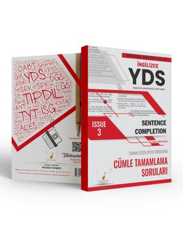 YDS İngilizce Sentence Completion Issue 3 Hakkı Kurban